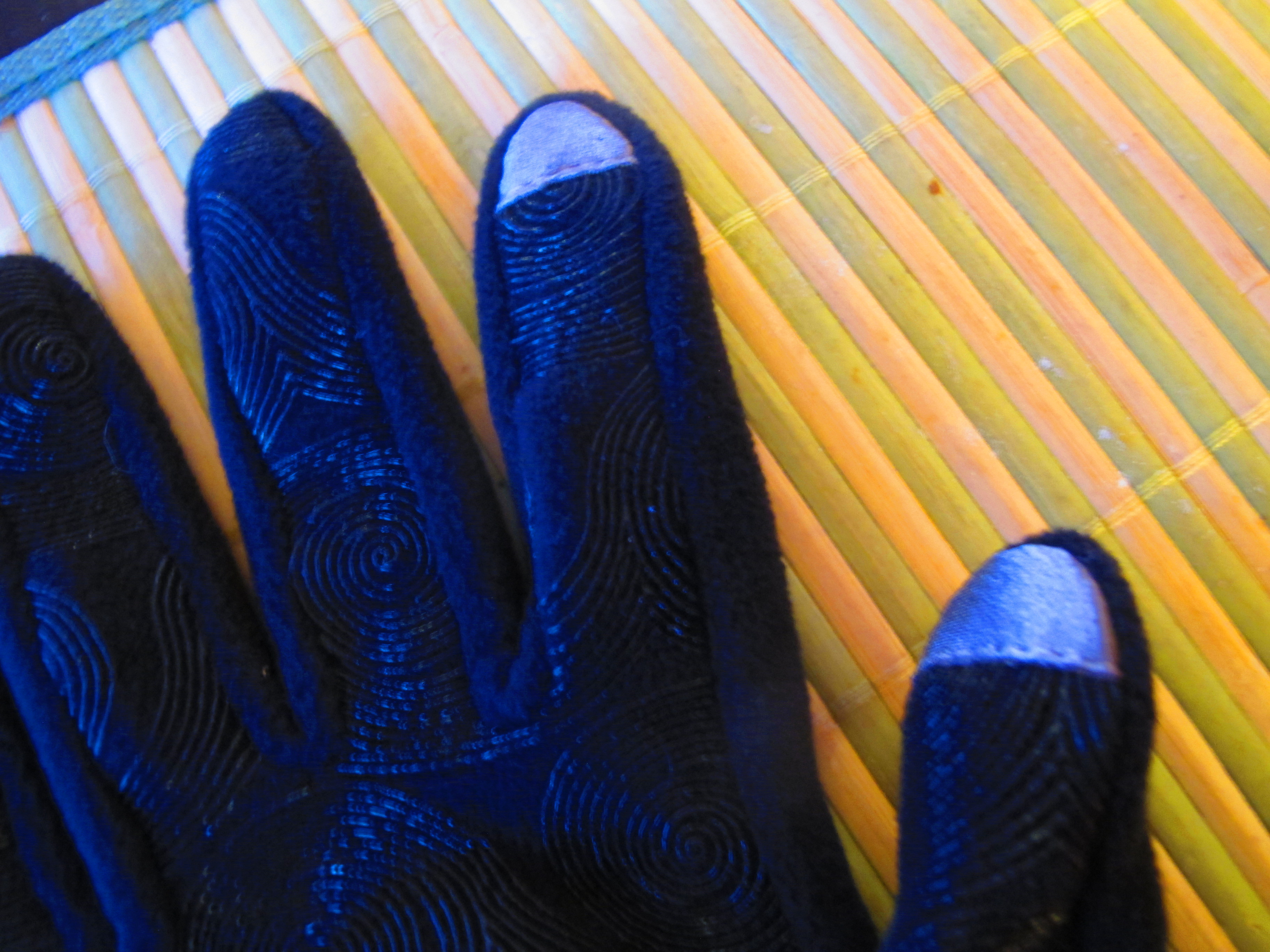 Embouts gants en polaire