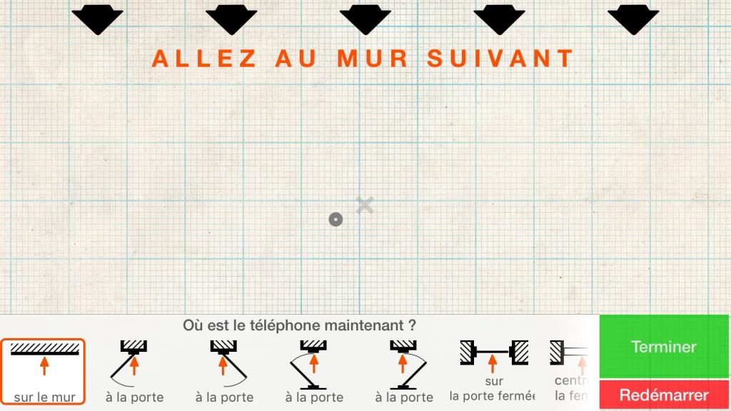réalité augmentée - Choix du positionnement du smart phone